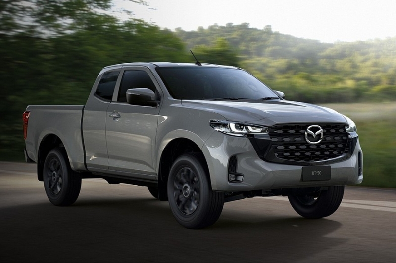 Рестайлинговый пикап Mazda BT-50 предложен с новыми дизелем и автоматом