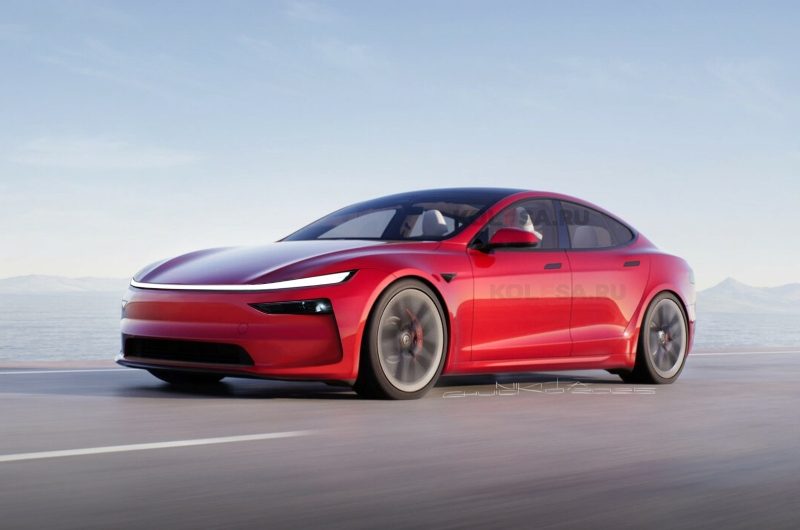 Обновлённая Tesla Model S: первые изображения