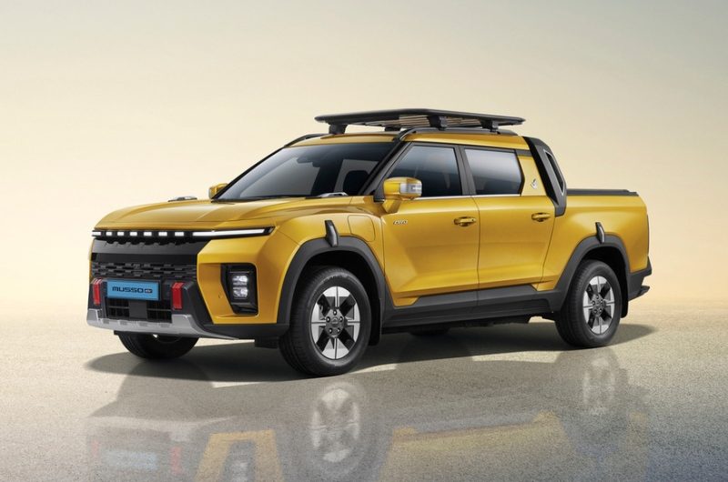 Показан серийный пикап KGM Musso EV от бывшего SsangYong