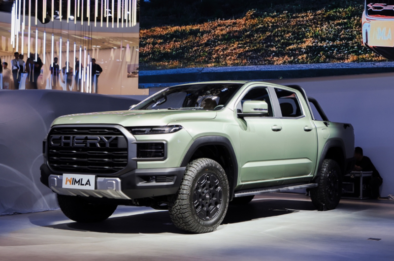 Новый пикап Chery готов побороться за клиентов с Toyota Hilux