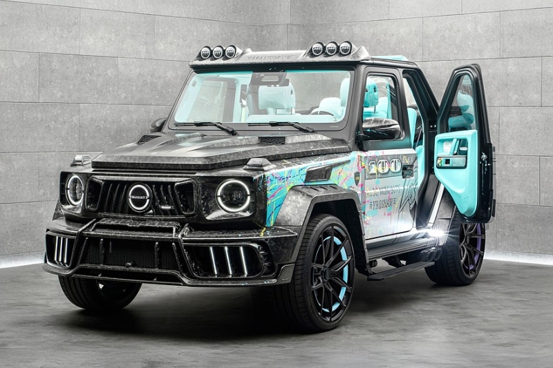 Брызги, усы и доллары: Mansory опять «порезала» G-класс и раскрасила его в стиле поп-арт