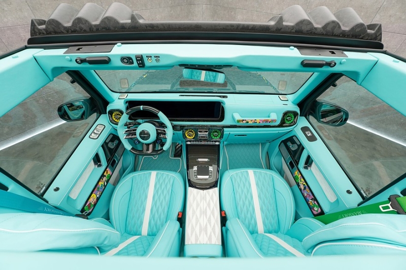 Брызги, усы и доллары: Mansory опять «порезала» G-класс и раскрасила его в стиле поп-арт