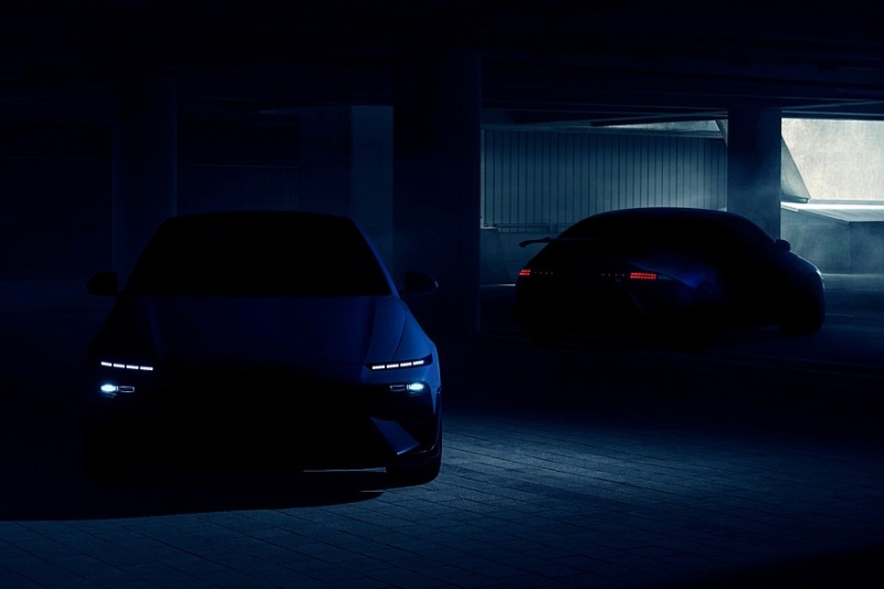 «Заряженный» седан готовится к дебюту: Hyundai Ioniq 6 N показался на новых тизерах