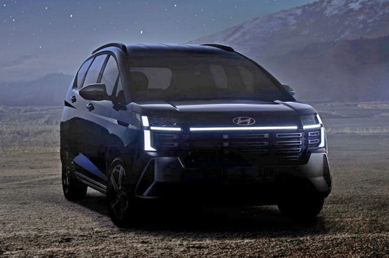 Компактвэн Hyundai Stargazer сменит имидж после рестайлинга: официальные изображения