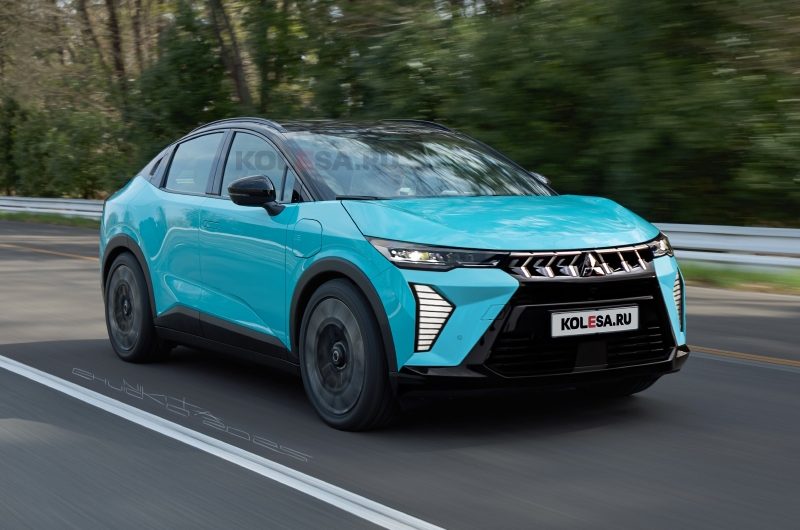 Новый кроссовер Mitsubishi на базе Nissan Leaf: первые изображения
