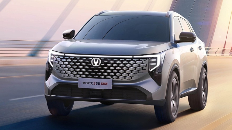Changan ещё раз освежил CS55 Plus: новый салон, иная внешность, но прежняя техника