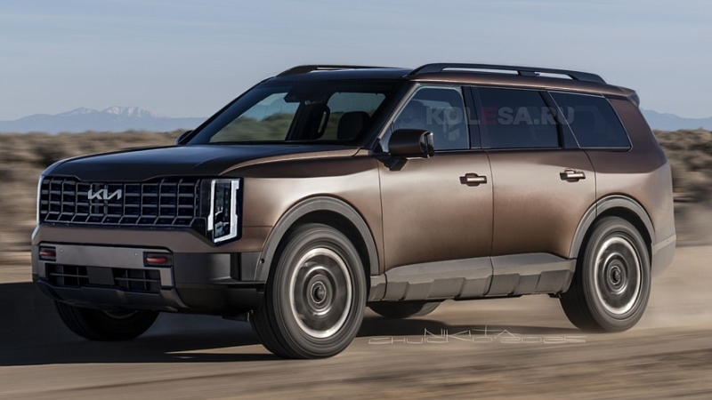 Kia Telluride второго поколения показался на новых официальных фото
