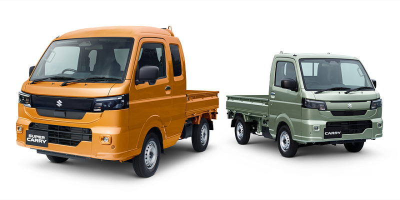 Модернизированные компактные грузовички Suzuki Carry и Super Carry добрались до Японии