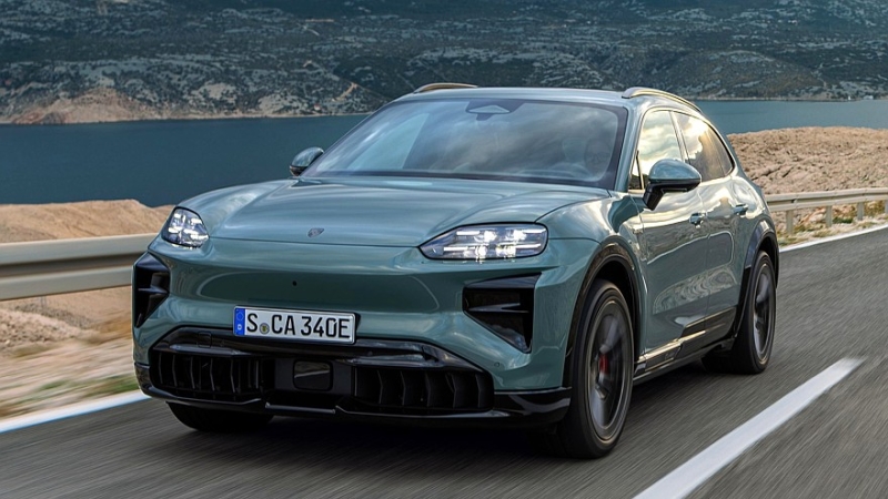 Porsche Cayenne Electric сбросил маску: две версии, до 1156 л.с. и беспроводная зарядка