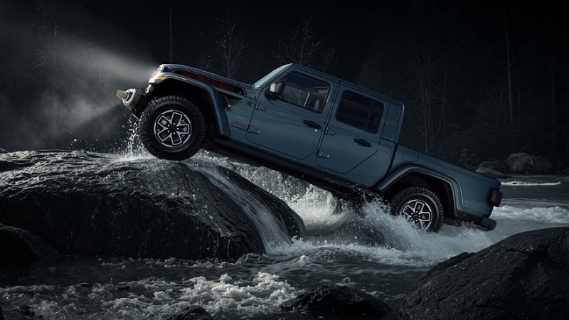 Jeep Gladiator обзавёлся спецверсией Shadow Ops с заводской лебёдкой