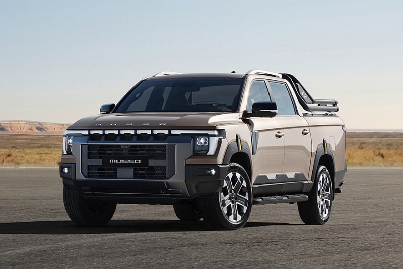 Новый пикап KGM Musso от бывшего SsangYong: официальные изображения