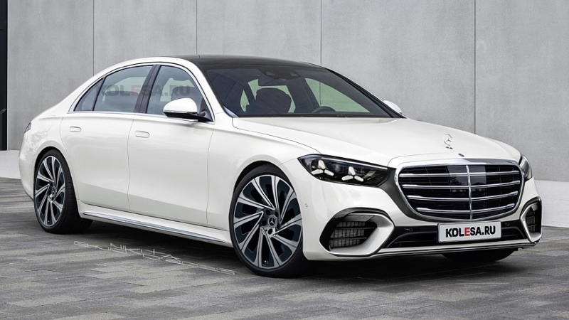 Обновлённый Mercedes-Benz S-Class показался на первых фото