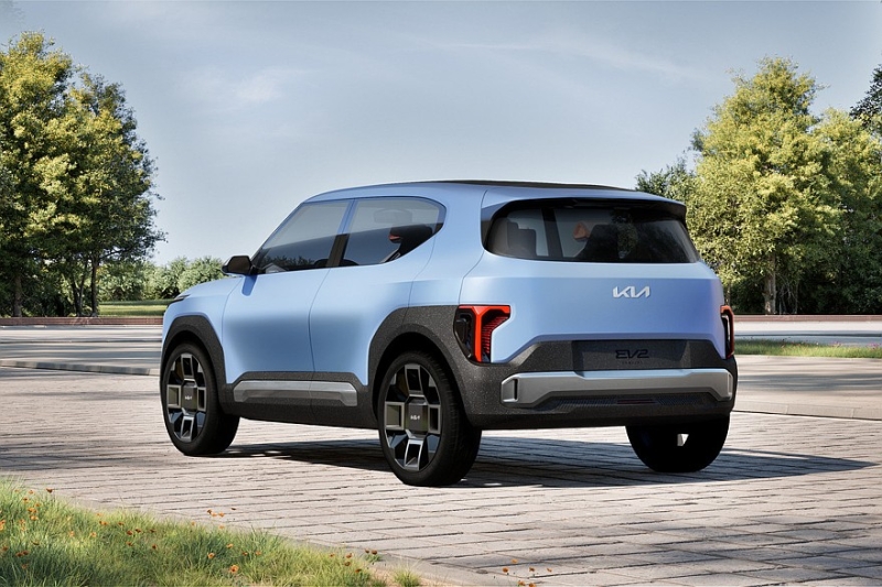 Относительно доступный кроссовер Kia EV2: официальные фото серийной версии и дата премьеры