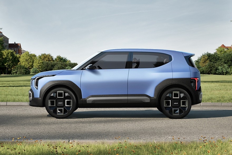 Относительно доступный кроссовер Kia EV2: официальные фото серийной версии и дата премьеры