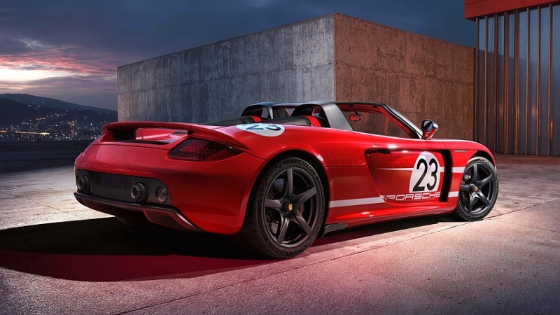 Porsche &laquo;обнулила&raquo; 20-летний суперкар Carrera GT и снабдила его ле-мановской ливреей