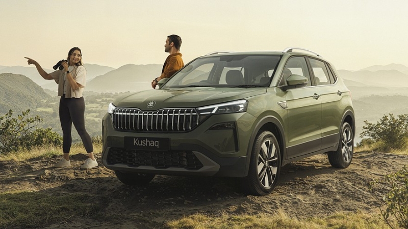 Обновлённый кроссовер Skoda Kushaq: более стильная внешность и пересмотренная техника