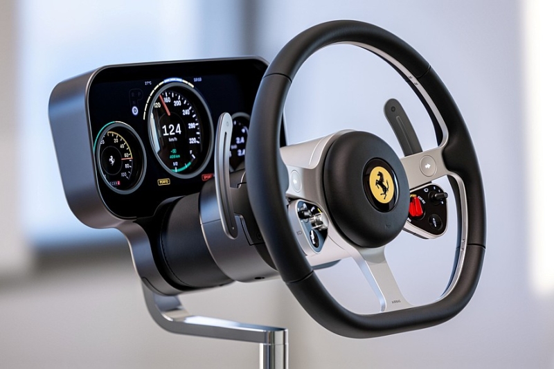 Электромобиль Ferrari получил имя Luce и неоклассический интерьер в стиле техники Apple