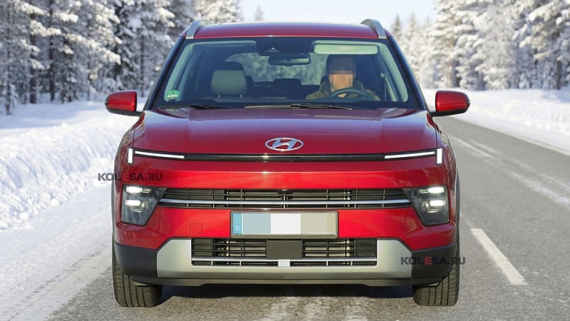 Hyundai готовит новый кроссовер Bayon: первые изображения