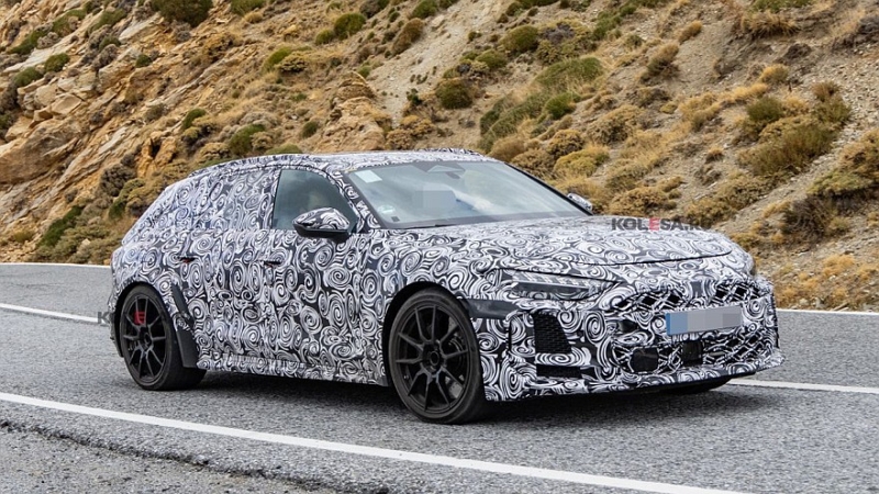 Новый спортивный универсал Audi RS 5 Avant показался на первом официальном фото