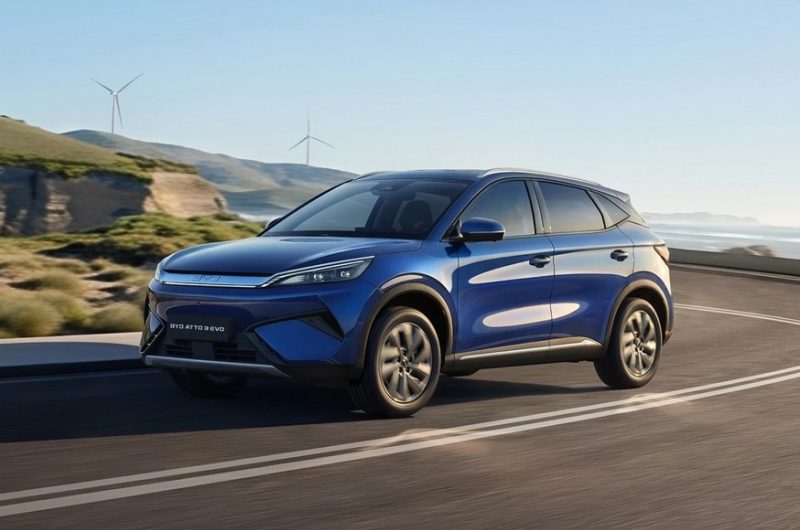 Обновлённый кроссовер BYD Atto 3 Evo для Европы: теперь задний или полный привод