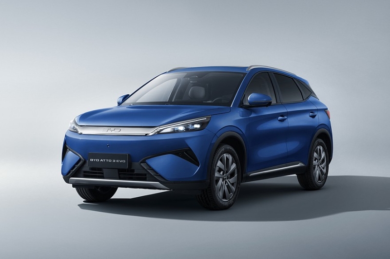 Обновлённый кроссовер BYD Atto 3 Evo для Европы: теперь задний или полный привод