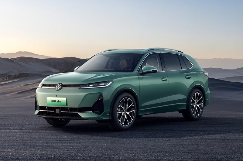 Volkswagen Tiguan L ePro: гибридный кроссовер со своим дизайном