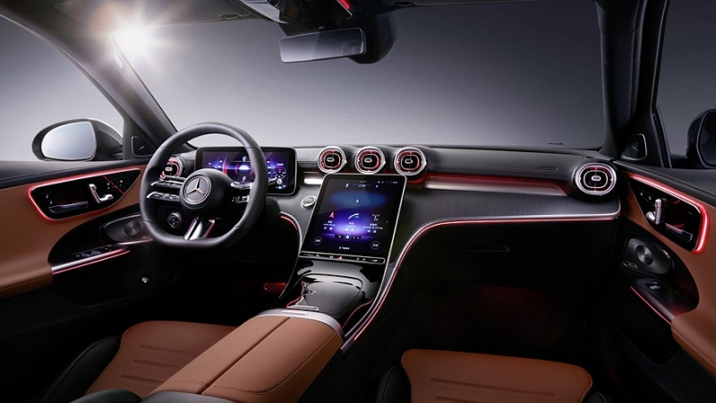 Электрический Mеrcedes-Benz C-класса: новые изображения