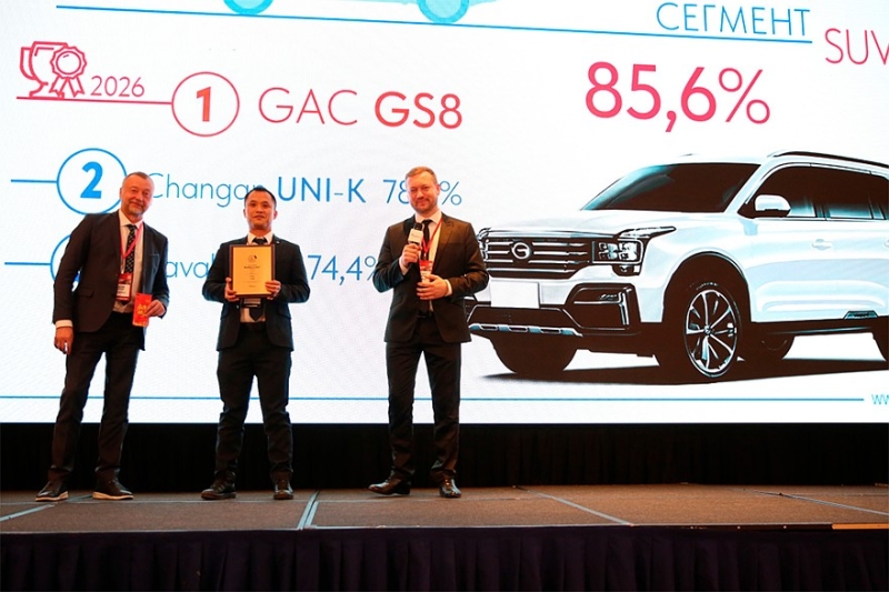 GAC GS8 занял первое место в рейтинге &laquo;Автостата&raquo; по остаточной стоимости