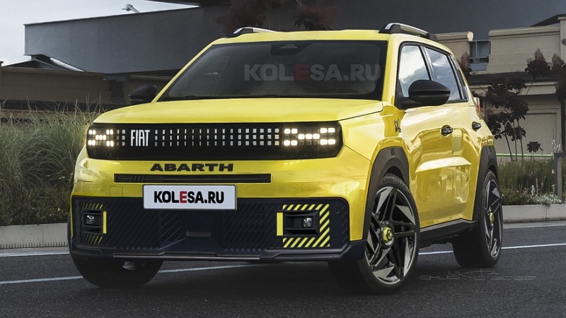 Новый Abarth Grande Panda: первые изображения