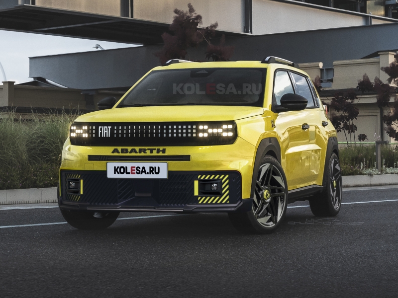 Новый Abarth Grande Panda: первые изображения