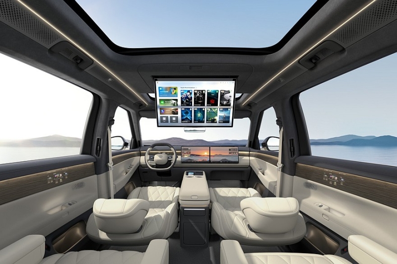 Серийный кроссовер Volkswagen ID.Era 9X: полноценные изображения салона