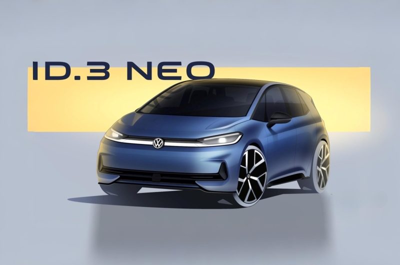 Volkswagen ID.3 получит физические кнопки и приставку Neo после второго рестайлинга