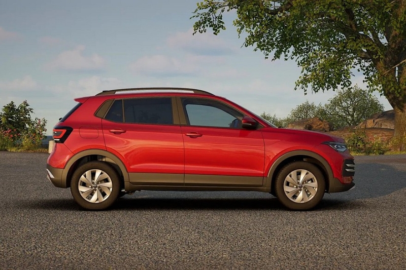 Рестайлинговый кроссовер Volkswagen Taigun: более солидный облик и новая коробка