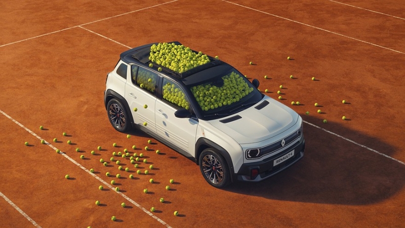 Вдохновлённый чемпионатом Франции по теннису: представлен Renault 4 Roland-Garros