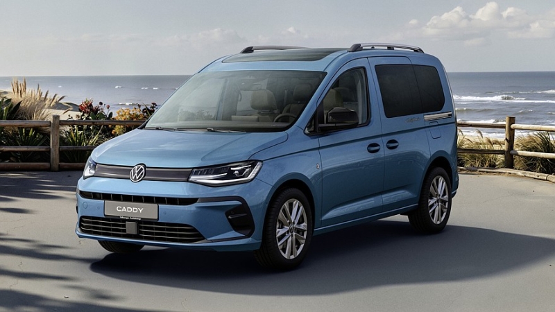 Volkswagen готовится обновить Caddy, пока рассекречен экстерьер
