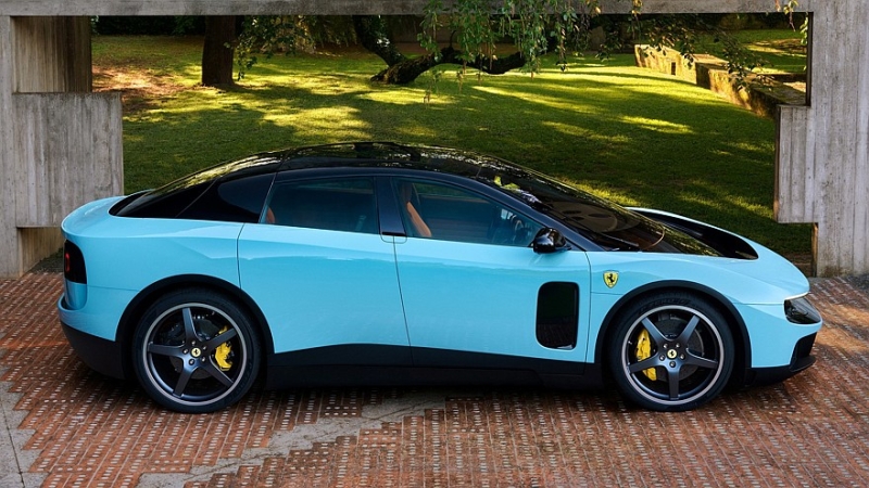 Электрический лифтбек Ferrari Luce: шок-дизайн, 4 мотора, 1050 л.с. и 2,5 с до «сотни»