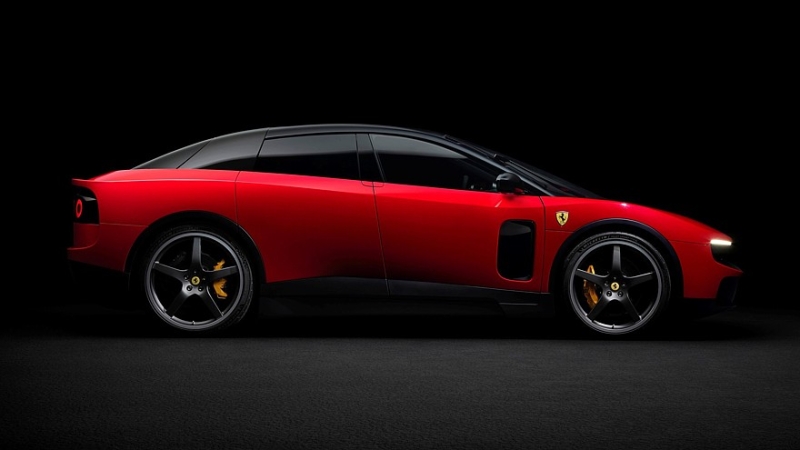 Электрический лифтбек Ferrari Luce: шок-дизайн, 4 мотора, 1050 л.с. и 2,5 с до «сотни»