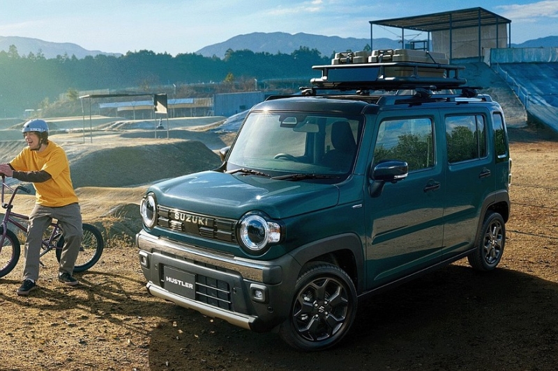 Кроссовер Suzuki Hustler и его «внедорожная» версия Tough Wild пережили скромный рестайлинг