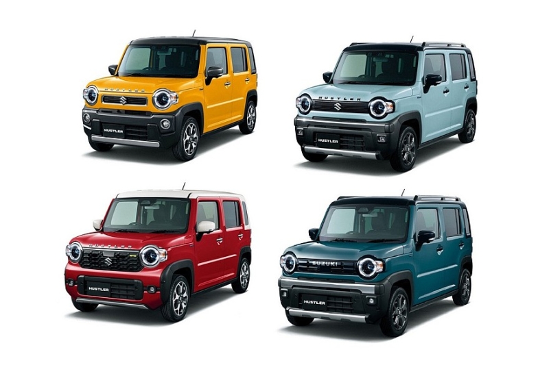 Кроссовер Suzuki Hustler и его «внедорожная» версия Tough Wild пережили скромный рестайлинг