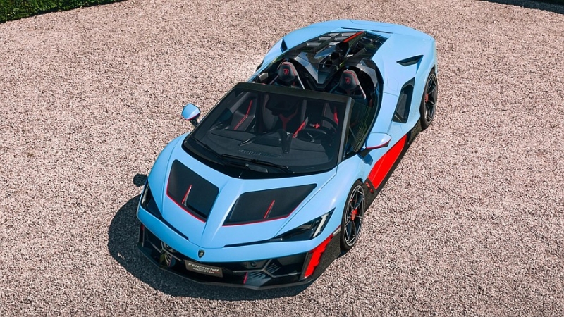 Lamborghini Fenomeno Roadster: космическая цена, ревущий V12 и никакой защиты от дождя