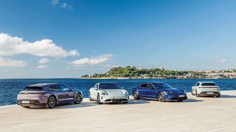 Porsche приостанавливает производство семейства Taycan из-за низкого спроса