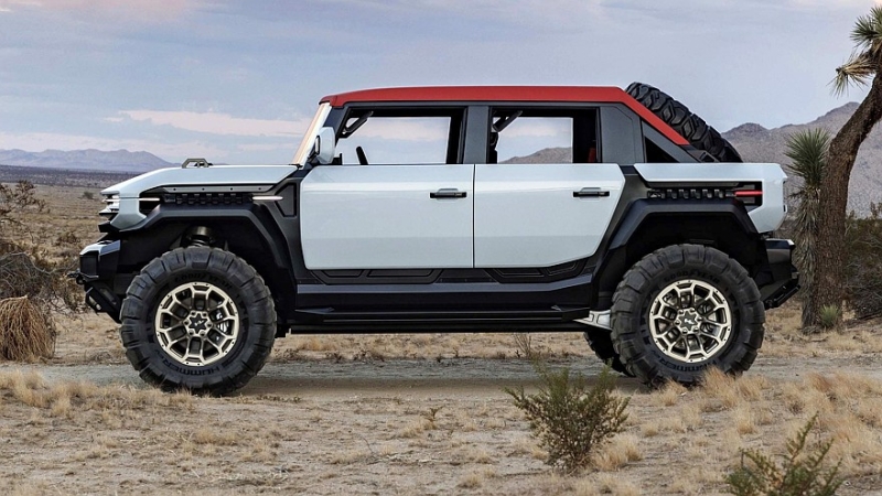Представлен GMC Hummer X &mdash; потенциальный конкурент Ford Bronco и Jeep Wrangler