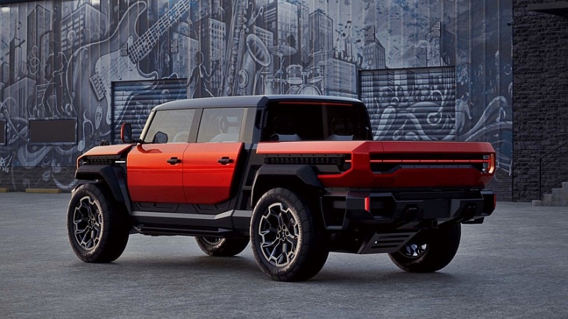 Представлен GMC Hummer X &mdash; потенциальный конкурент Ford Bronco и Jeep Wrangler