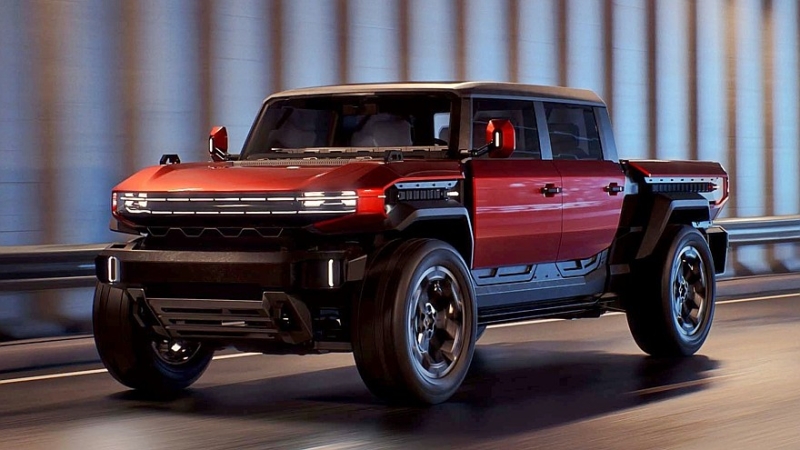 Представлен GMC Hummer X &mdash; потенциальный конкурент Ford Bronco и Jeep Wrangler