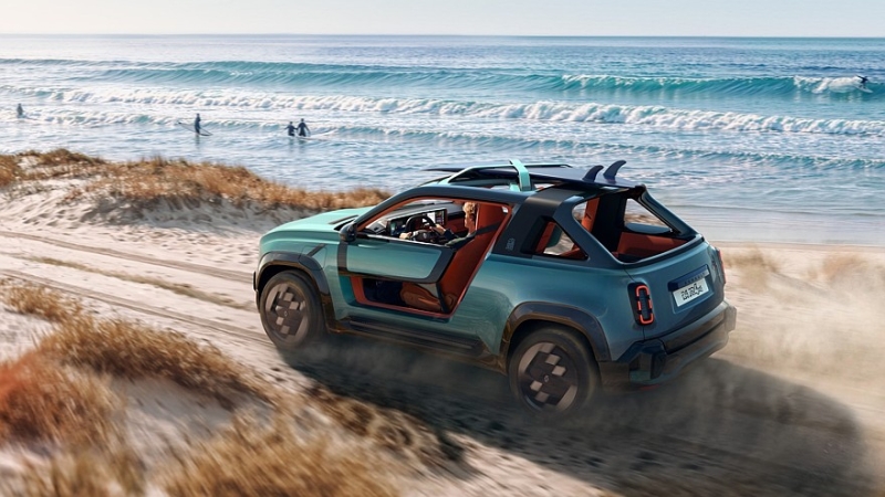 Тепло и ещё теплее: кроссовер Renault 4 превратился в пляжный автомобиль JP4x4