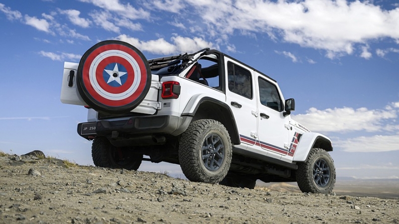 Внедорожник Jeep Wrangler обзавёлся супергеройской спецверсией America250