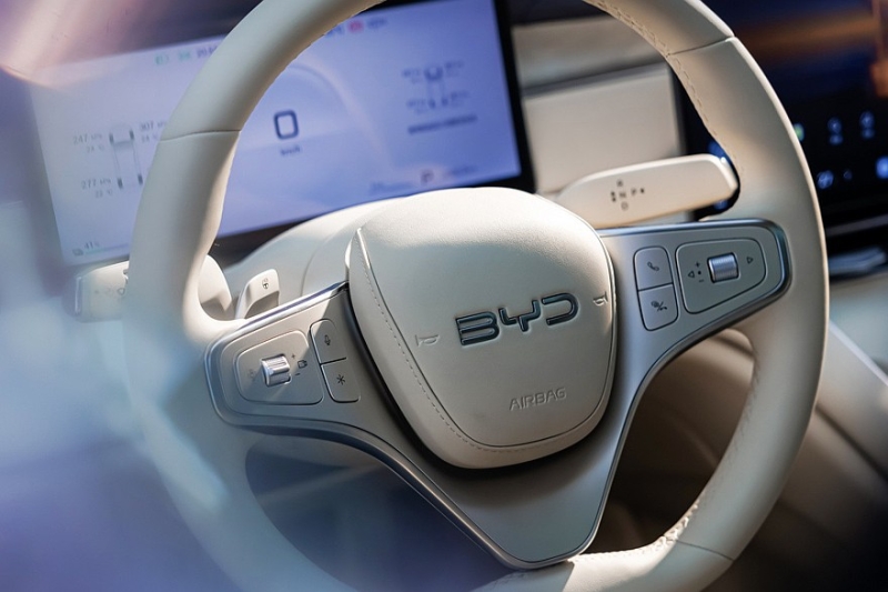 Большой седан BYD Seal 08: свежие изображения и дата запуска