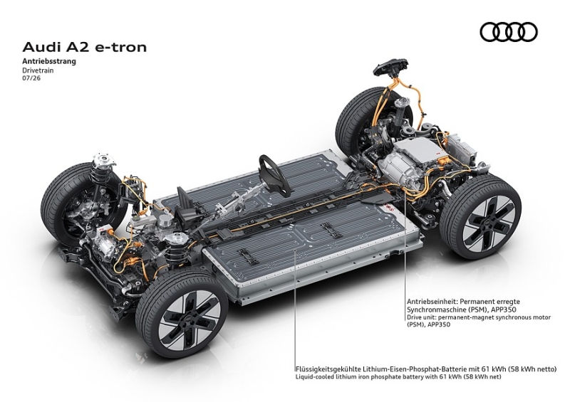 Audi A2 e-tron готовится к премьере: старое имя, старая платформа и премиальная наценка