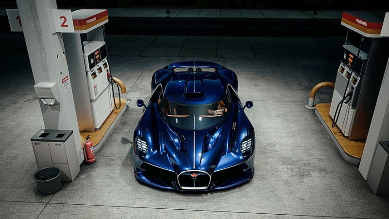 Bugatti Destrier: дорожный «боевой конь» на базе трекового суперкара Bugatti Bolide