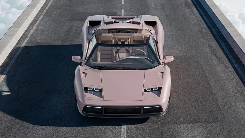 Eccentrica V12 Roadster: открытая версия рестомода на базе Lamborghini Diablo
